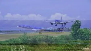 Air Tahiti Nui B 787-9 reg F-OMUA first technical flight-
