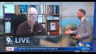 1-on-1 live interview with Andy Morgan on KTSM 9 News at 6:30 p.m.