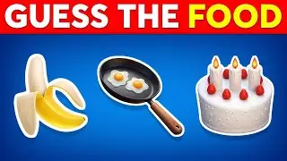 Guess The WORD By Emojis 🤔🍩🥤 Popular FOOD & DRINK Edition | Emoji Quiz Challenge