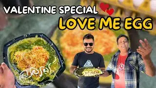 Valentine Special Egg Love Me Dish | JK Fire Egg Center | Surat Street Food