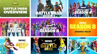 Fortnite All Battle Pass Trailers (Season 1 - Season 15)