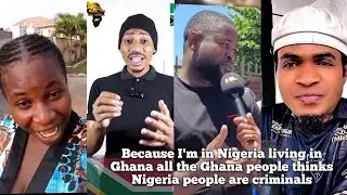 Because I'm in Nigeria living in Ghana all the Ghana people thinks Nigeria people are criminals 😮