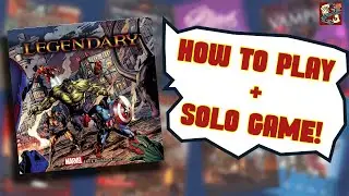 Marvel Legendary Core Set – Rules Overview + Full Solo Playthrough