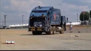NASCAR Charlotte Motor Speedway Race Clean Up