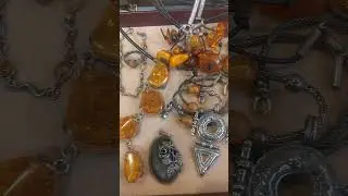 We love amber! #chania #chaniashopping #jewelry #antiques #jewellery #oldstock #amber #silver #crete