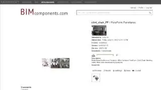 ArchiCAD BIM Components Portal: Object Pages