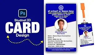 Creating a Professional Student ID Card in Photoshop Step by Step Tutorial | Photoshop In Nepali
