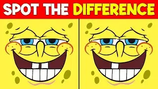 Spongebob Squarepants | Spot the difference | 40 Levels Quiz | Easy, Medium, Hard | Quiz Ape