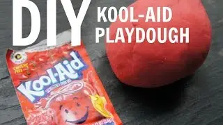 How to Make Kool-Aid Playdough - no cream of tartar, no cooking recipe