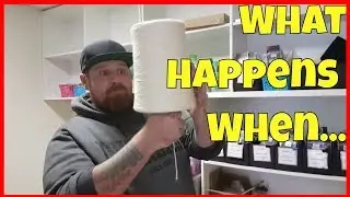What happens when your non knitting crazy brother visit Fiberific HQ...
