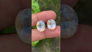 Радужные Лунные Камни из Мадагаскара в наличии. Сертификат GFCO! Телеграм канал: @GRALJEWELRY