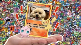MAKING A POK&Eacute;MON CARD of TOFFEE! | PokePics