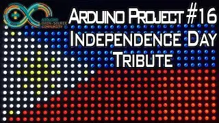 Arduino Project #16 | Philippine Independence Day Tribute [Daisychained 8x8 RGB LED Matrix]