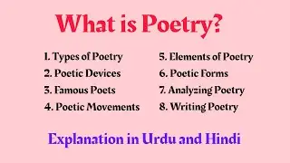 Introduction of Poetry | What is Poetry?