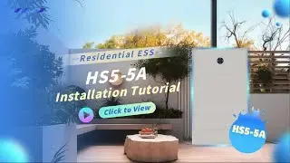 Lithium Valley | HS5-5A Residential Energy Storage System &ndash; Installation Video