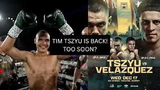 Tim Tszyu Is Back VS Anthony Velazquez! Is he ready?