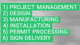 Outdoor Business Signs California - Project Management - Inland Signs