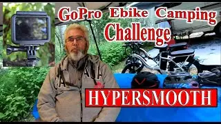 Testing GoPro HyperSmooth Stabilization on campground rough roads on a ebike.