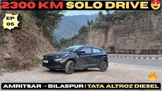 2300+ kms solo drive with tata altroz diesel 🔥| got 25+ kmpl | Amritsar to Bilaspur