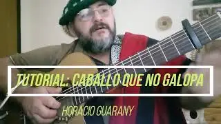 CABALLO QUE NO GALOPA  ,TUTORIAL 🎸🎸 EN GUITARRA y  LETRA 🐎🐎🐎