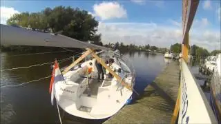 mast strijken en opruimen Sun Fast 32 GTE Accelerate winter 2013/14