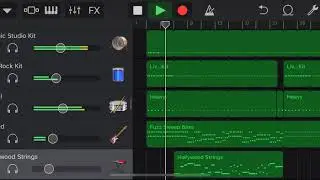 Muse - Uprising extended version (garageband cover without guitar)