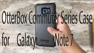 Note 7 OtterBox Commuter Series Black Case