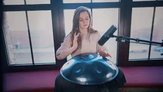 'Two Spirits' melody performed on my D minor handpan. #hang-drum #hang #spring #iliana.maftey