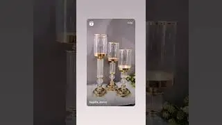 This elegant designer candle stand features a modern aesthetic with sleek lines.