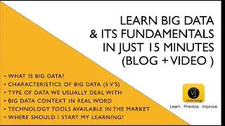 Introduction To Big Data | Big Data 101 | Understand Big data from 50000 ft | Start Big Data Journey