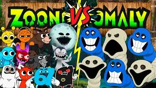 MEGAMIX ZOONOMALY | INCREDIBOX SPRUNKI, 99 NIGHTS, 67 VS HUNGRY SNAKE & BIG WORM | BATTLE COVER #4