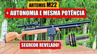 ARTEMIS M22 AUTONOMIA COM MUDANÇAS NA VALVULA REGULADORA