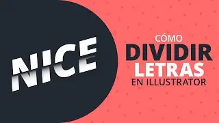 Efecto Texto Cortado en Illustrator ✏️