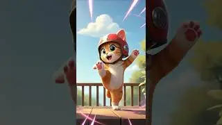 Pangi&rsquo;s Anime Dance Party! 💃😺#Cat#Cute#Funny#Pangi #pangi #animation #magiccat #cutechaos