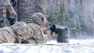 US Soldiers firing INSAS Rifle in Burst mode | INSAS LMG, HMG & SIG 716.