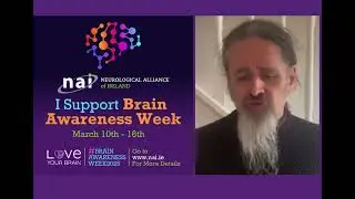 MEP Luke Ming Flanagan Shows his Support for Brain Awareness Week
