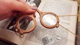 Medieval eyeglasses frame England from ZanoZa Workshop. Очки для исторической реконструкции.