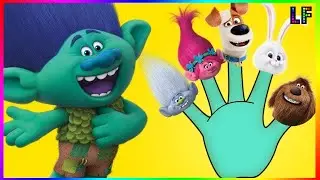 Secret life of pets and Trolls finger family song