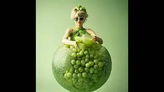 Do you like green grapes? #uniqueshorts #womeninai #aivideomagic #aivideo