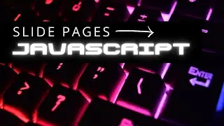 HTML, CSS & JavaScript - How to Slide Between 