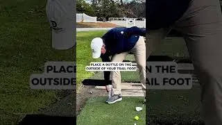 Monitoring the back foot can be a great and simple way to improve your ball striking