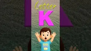 K for Kangaroo 🦘 | Learn Alphabet ABC for Kids | BibiZoneTV Shorts