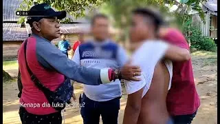 Detik-detik Penangkapan Pelaku Penganiayaan Dengan Senjata Tajam - 86
