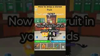 Roblox!Blox fruits.How to drop a stored fruit🍓glitch. #roblox#bloxfurit#ytshorts#viralshort #glitch🔥