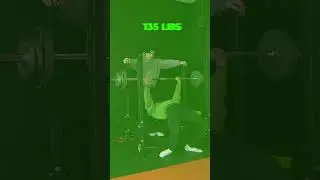 His First Time Benching 135