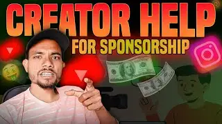 Creator help for sponsorship 💯 | kam followers me sponsorship kaise milti hai 👍