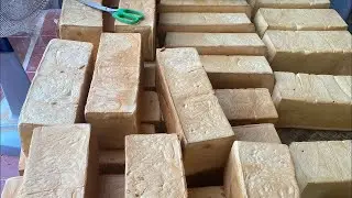 កាត់នំសាំងវិចមួយថ្ងៃ500ដើម #cooking #baking #food 