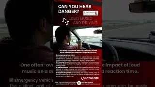Can You Hear Danger? Loud Music and Driving #&kappa;ύ&pi;&rho;&omicron;&sigma; #&lambda;&epsilon;&upsilon;&kappa;&omega;&sigma;ί&alpha; #cuprus