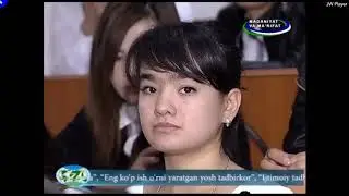 2016-yil Nizomiy nomidagi Toshkent davlat pedagogika universitetida chiqishim