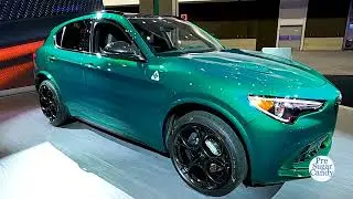 2022 Alfa Romeo Stelvio Quadrifoglio - exterior interior walkaround - 2022 auto show